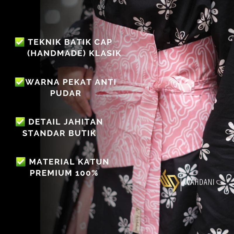 WD|Wahdani Ikat Pinggang | Obi Belt Batik | Ikat Pinggang Wanita