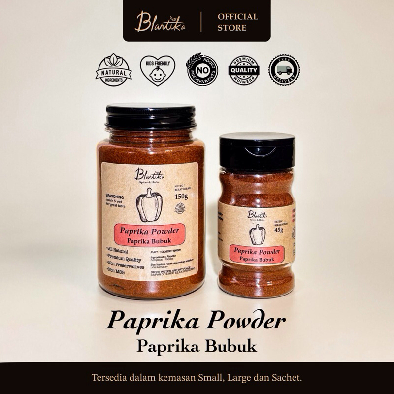 

Blantika - Paprika Bubuk / Paprika Powder / Paprika Giling