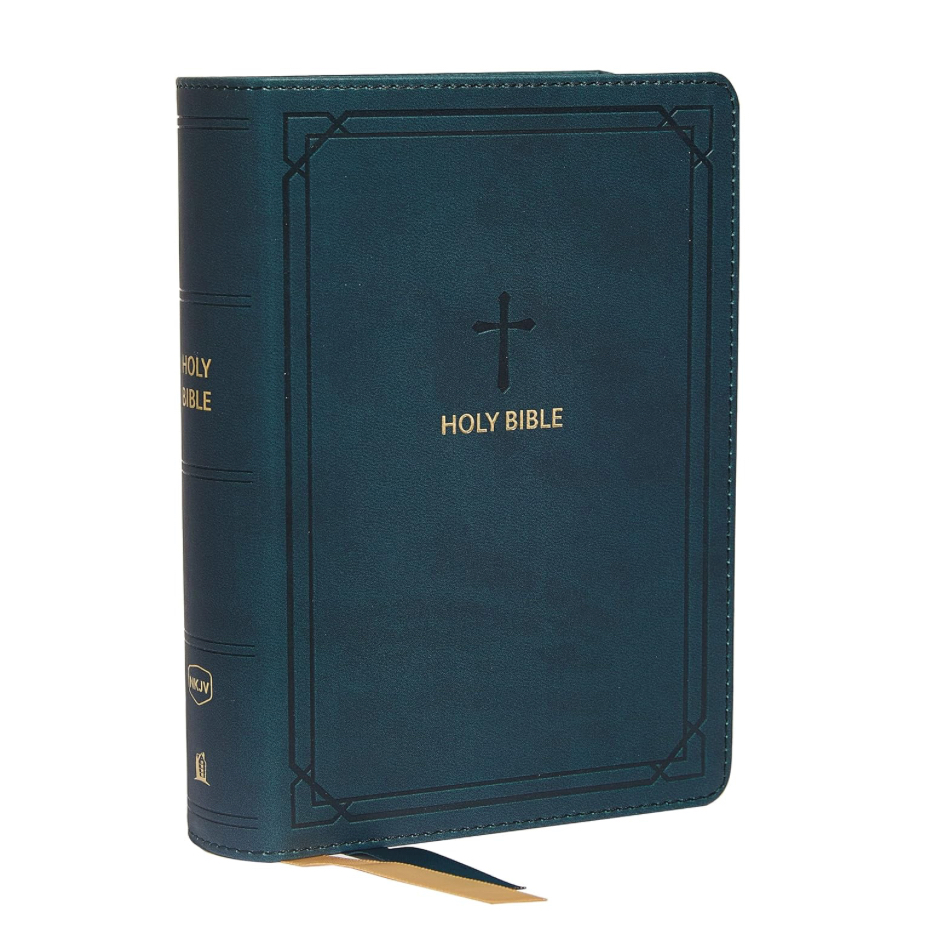 NKJV, End-of-Verse Reference Bible, Compact, Leathersoft, Red Letter, Comfort Print: Holy Bible, New