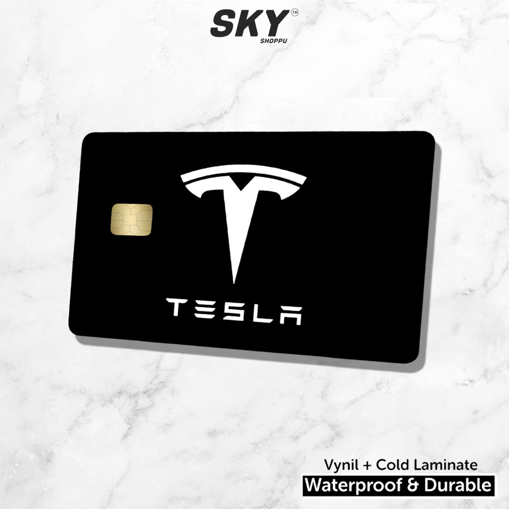 

Sticker Stiker Kartu Atm Skin Card Tesla Card Waterproof Vinyl Atm Flazz Credit Debit Emoney Stiker