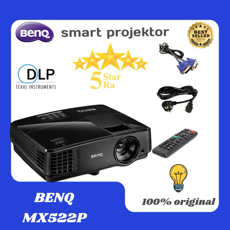 INFOCUS PROJEKTOR BENQ MS 506 3000 lumens original projektor sekolah projektor kantor projektor film