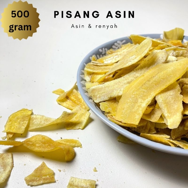 

KERIPIK PISANG TIPIS GURIH 500 GRAM