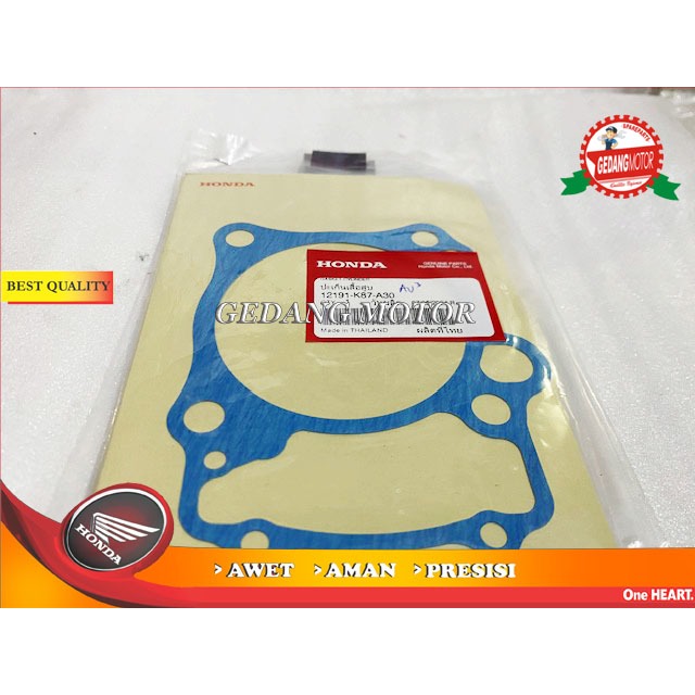 GASKET CYLINDER BLOK CRF 250 CBR 250 CBU CBR 250R ORIGINAL ASLI AHM 12191-K87-A30