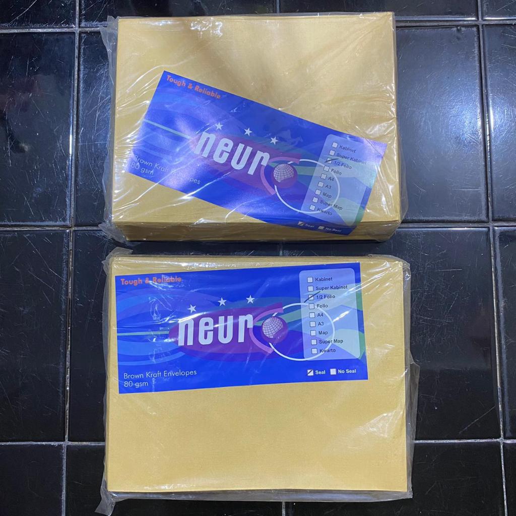 

Amplop Coklat 1/2 Folio Neuro Dengan Seal/Perekat