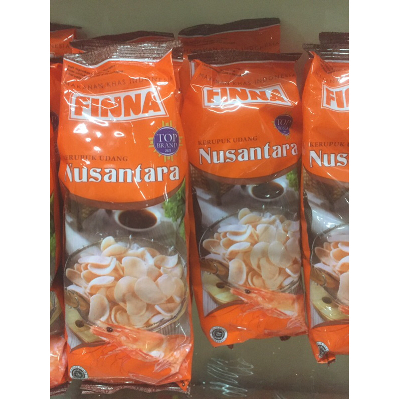 

KERUPUK UDANG FINNA NUSANTARA 380gr (1 Dus isi 30pcs)