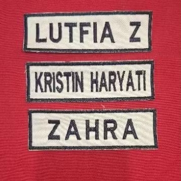 Emblem Bordir Nama PDL Bela Negara KEMHAN