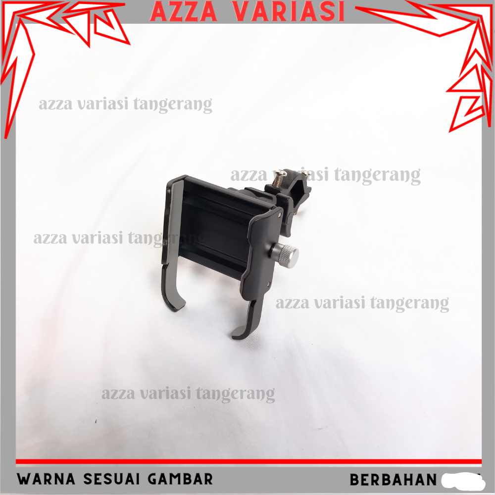 HOLDER HP STANG MOTOR PHONE HOLDER KISEKI PENYANGGA HP GPS UNIVERSAL BRACKET BRAKET BREKET NMAX AERO
