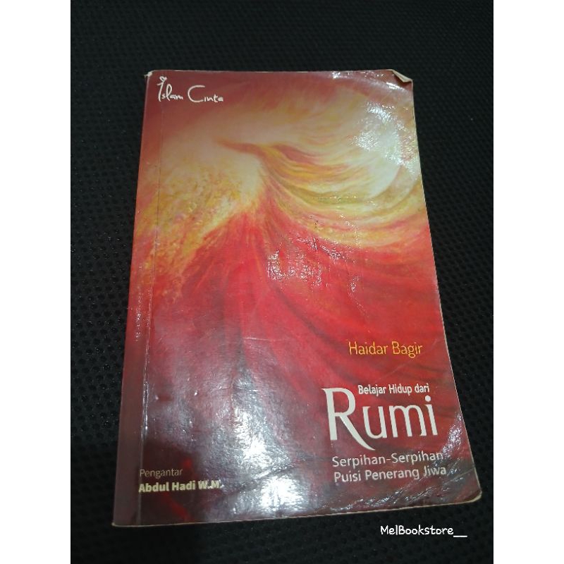 [Original] Buku Belajar Hidup dari Rumi - Haidar Bagir (Preloved)