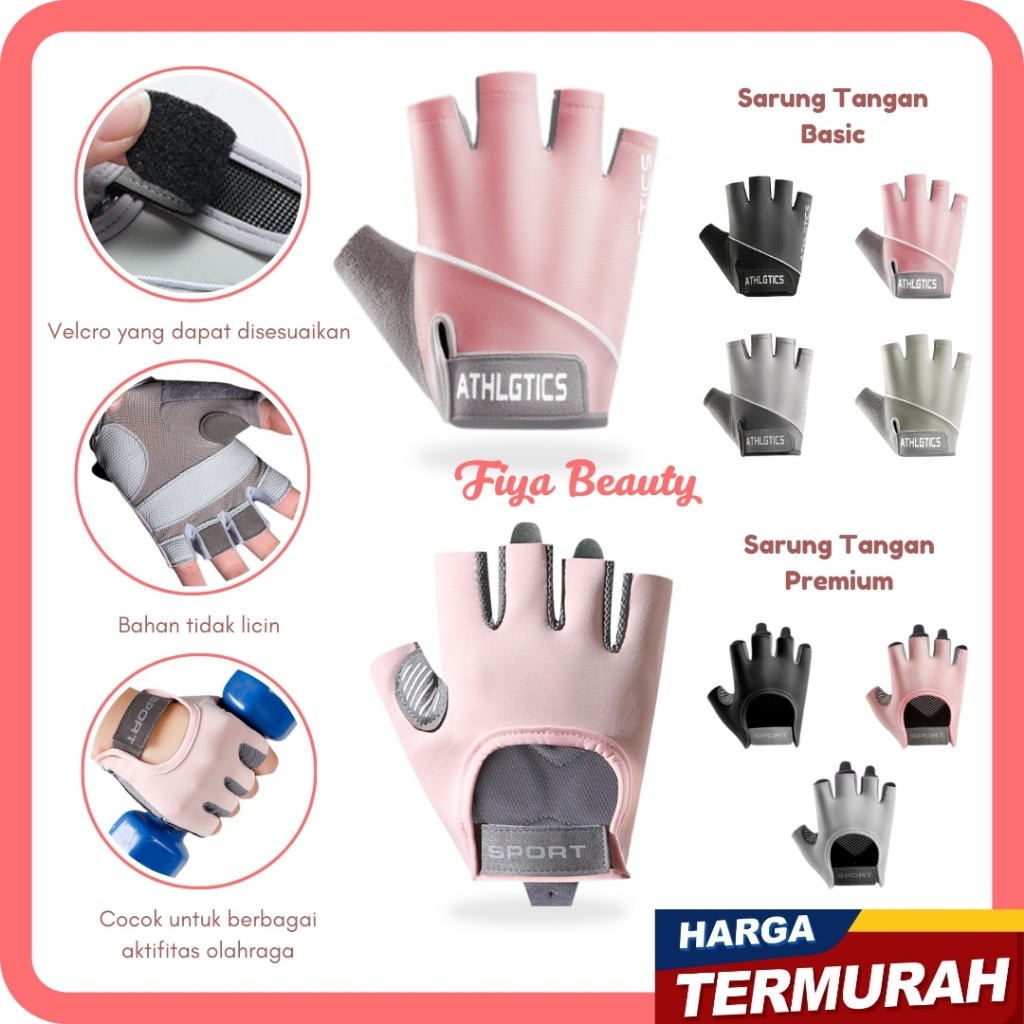 Sarung Tangan Gym Sarung Tangan Olahraga Sarung Tangan Pilates Sarung Tangan Sport Gloves Gym