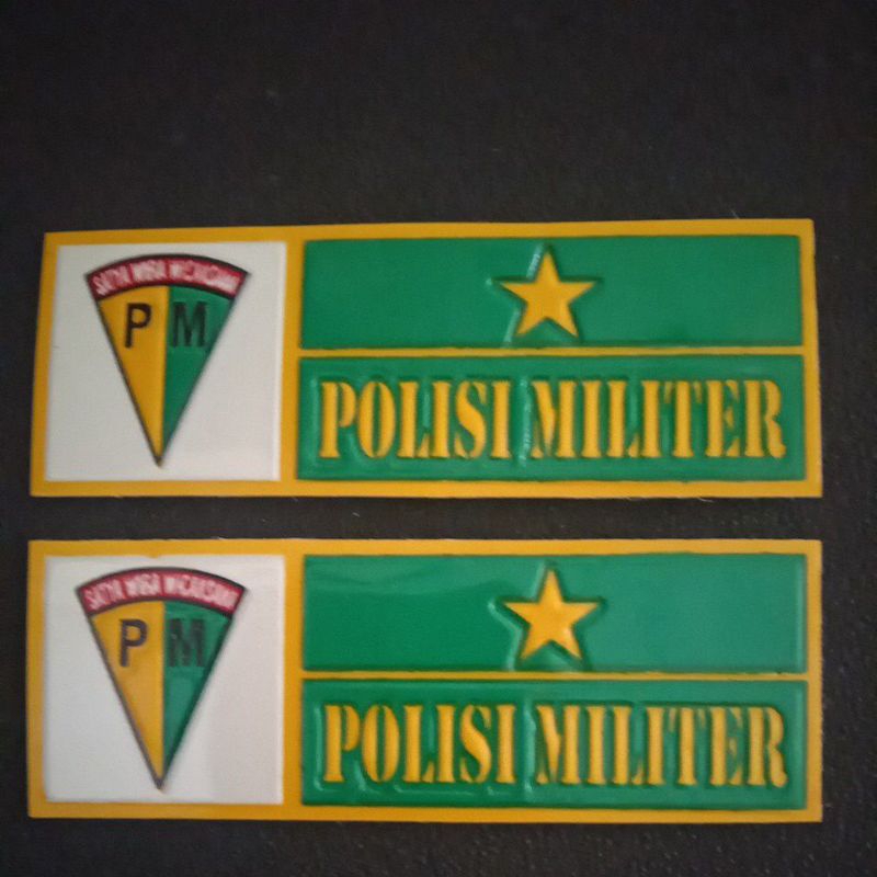 

Stiker embos Nopol Polisi Militer #2