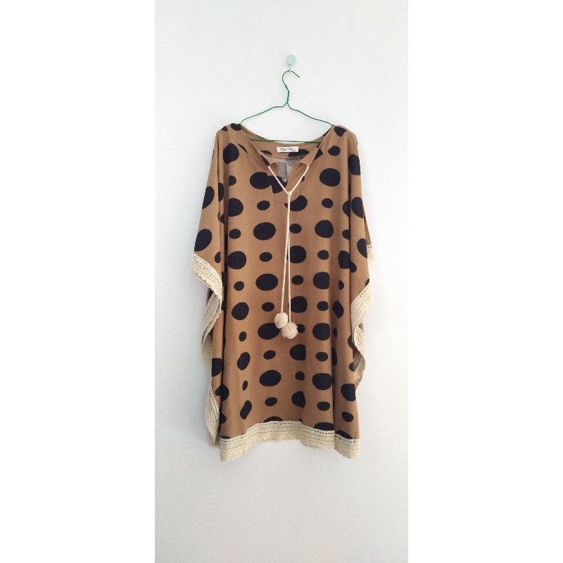 Preloved Daster Polkadot Bahan Kaos Premium