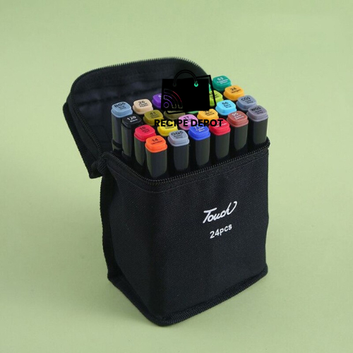 

Spidol Sepidol Pena Pewarna Color Water Ujung Ganda Set 12 Pcs Perlengkapan Alat Melukis Gambar High Quality