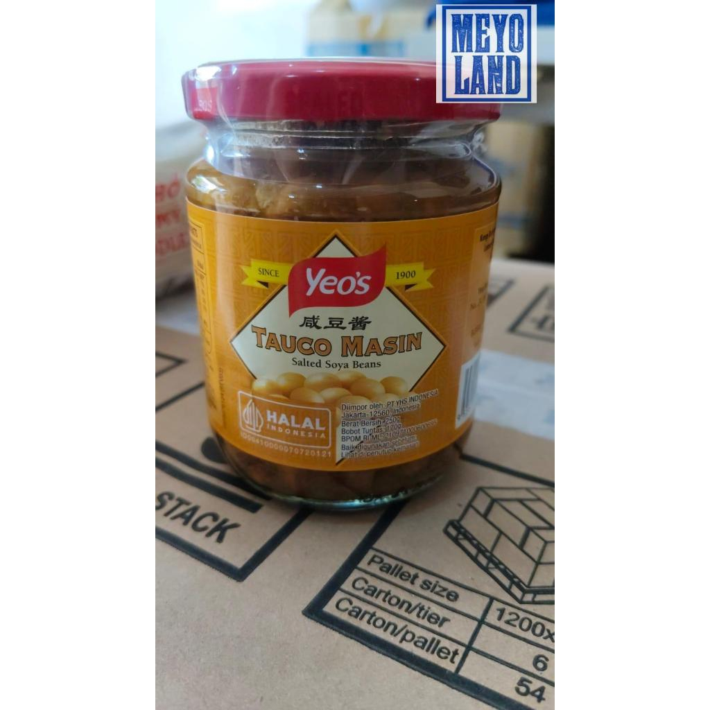 

Tauco Yeos Malaysia 250 gr Tauco Asin Taucu Masin Salted Soya Beans Yeo's Salted Taucu 250gr