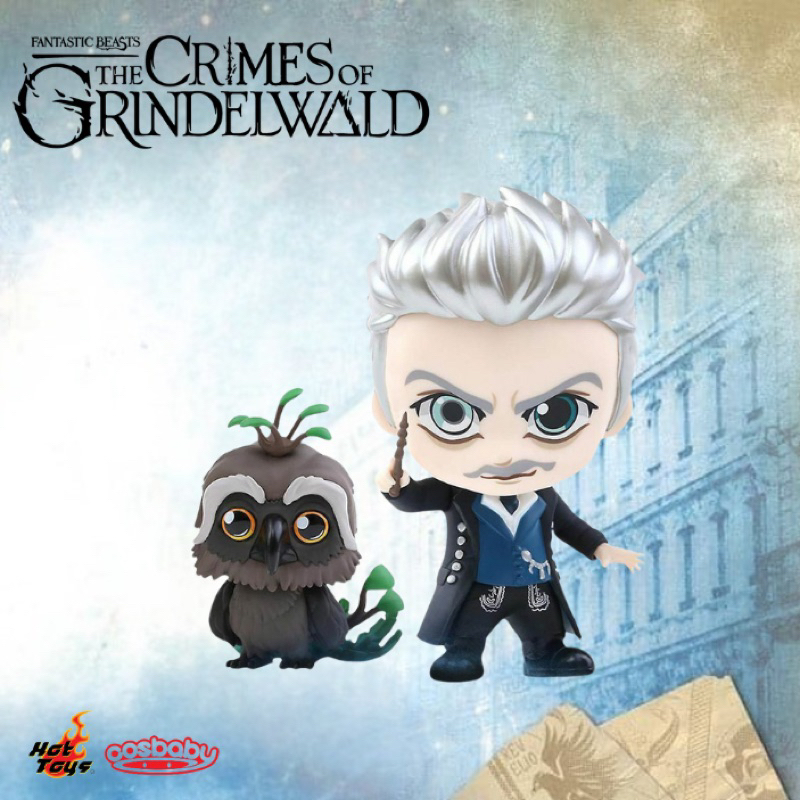 Hot Toys Cosbaby | Gellert Grindelwald and Augurey | Action Figure Wizarding World Fantastic Beast H