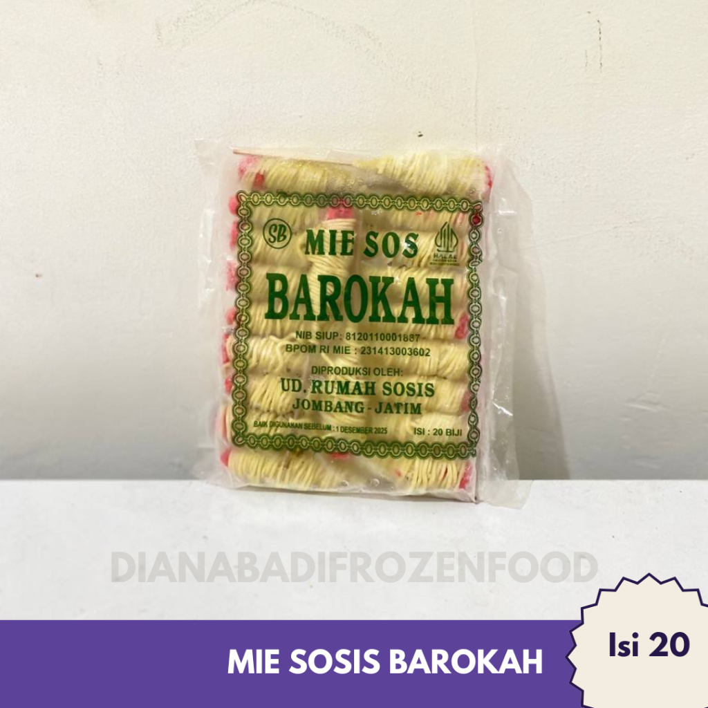 

SOSIS MIE BAROKAH Isi 20 biji