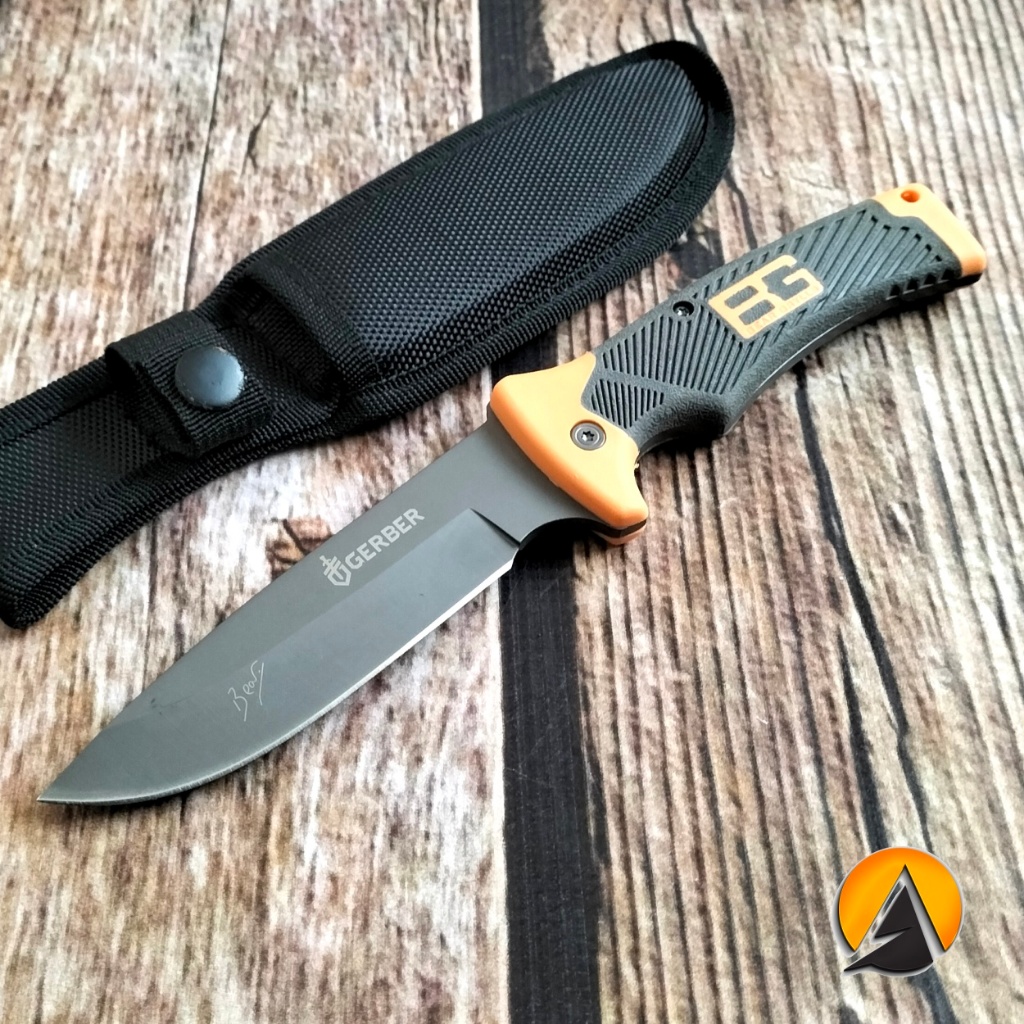 Pisau camping survival outdoor traveling gerber fixed  blade 137 standard