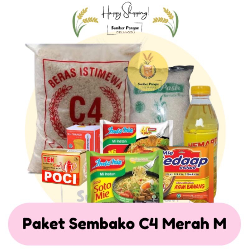 

Paket Sembako M - C4 Merah |Hampers Hajatan-Lebaran |Parcel Hajatan-Idul Fitri|