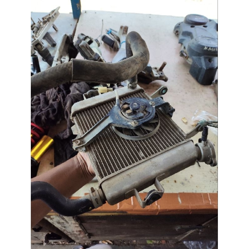 RADIATOR SET KIPAS GSX 150 SATRIA 150 FI