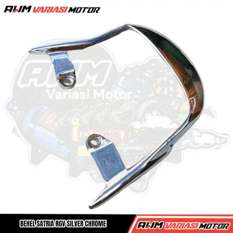 Behel Satria Lumba Begel Satria Lumba RGV Varian Warna Silver Chrome