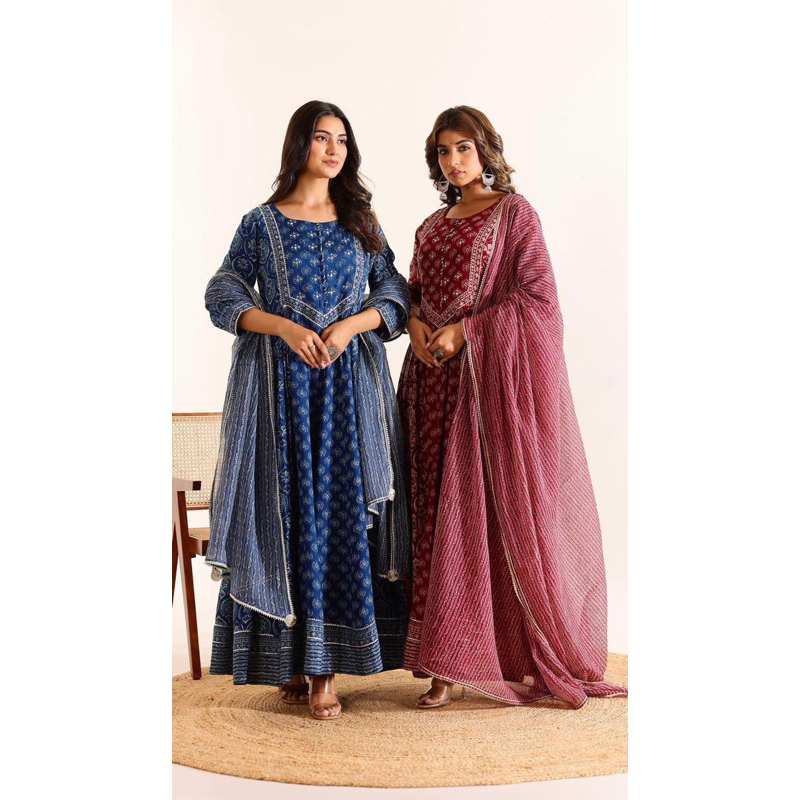 baju india ori / dress india / anarkali / setelan india / baju india wanita