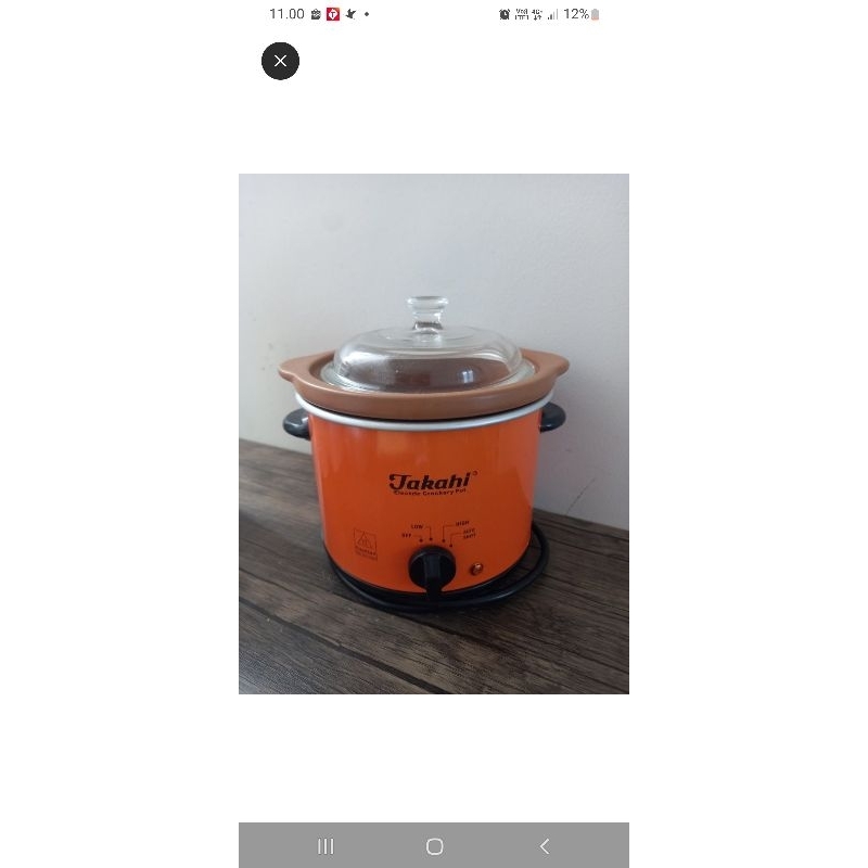 Slow Cooker Takahi 1,2 lt preloved