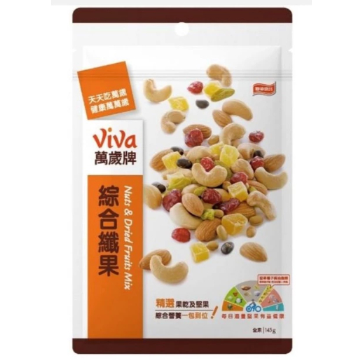

Kacang Taiwan Viva Nut & Dried Fruit Almond Walnut Fish