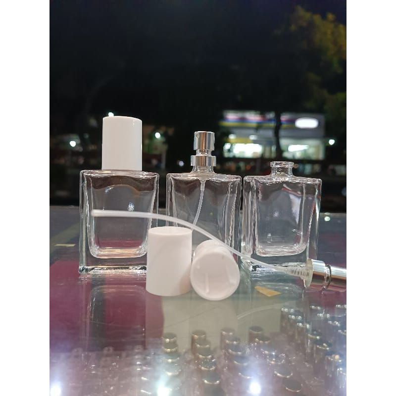 BOTOL PARFUM | HERMS tutup putih 30 ml press