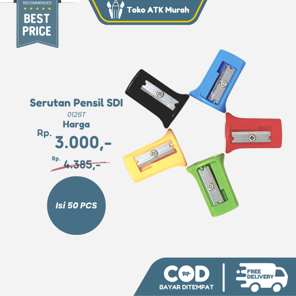 

Serutan Pensil Sdi 0126T - Pocket Pencil Sharpener