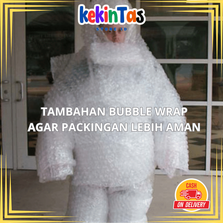 

TAMBAHAN EKSTRA BUBBLE WRAP AGAR PACKINGAN LEBIH AMAN