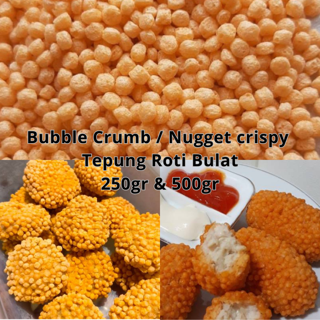 

Bubble Crumb Crispy / Naget Tepung Roti Bulat los 250gr/500gr