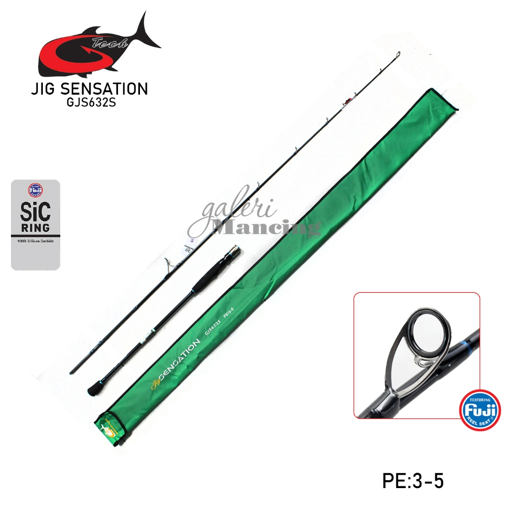 JORAN GTECH JIG SENSATION / Joran gtech Jigging Spinning / Joran Jigging murah Bekualitas / joran ri