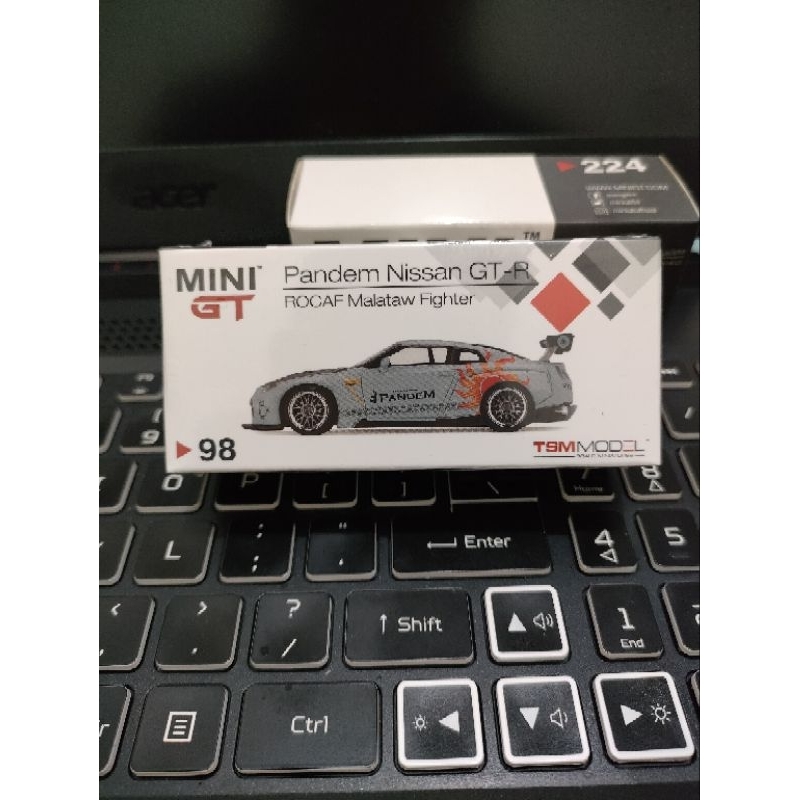 Mini GT Nissan Pandem GTR R35 ROCAF Malataw Fighter 98