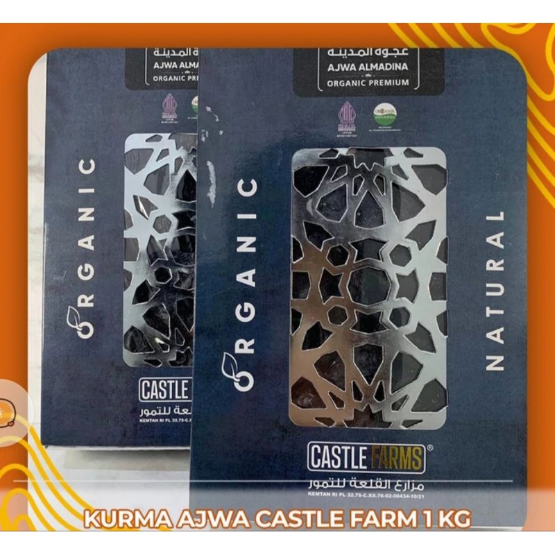 

Kurma Ajwa Castle Farm Premium Organik 1Kg