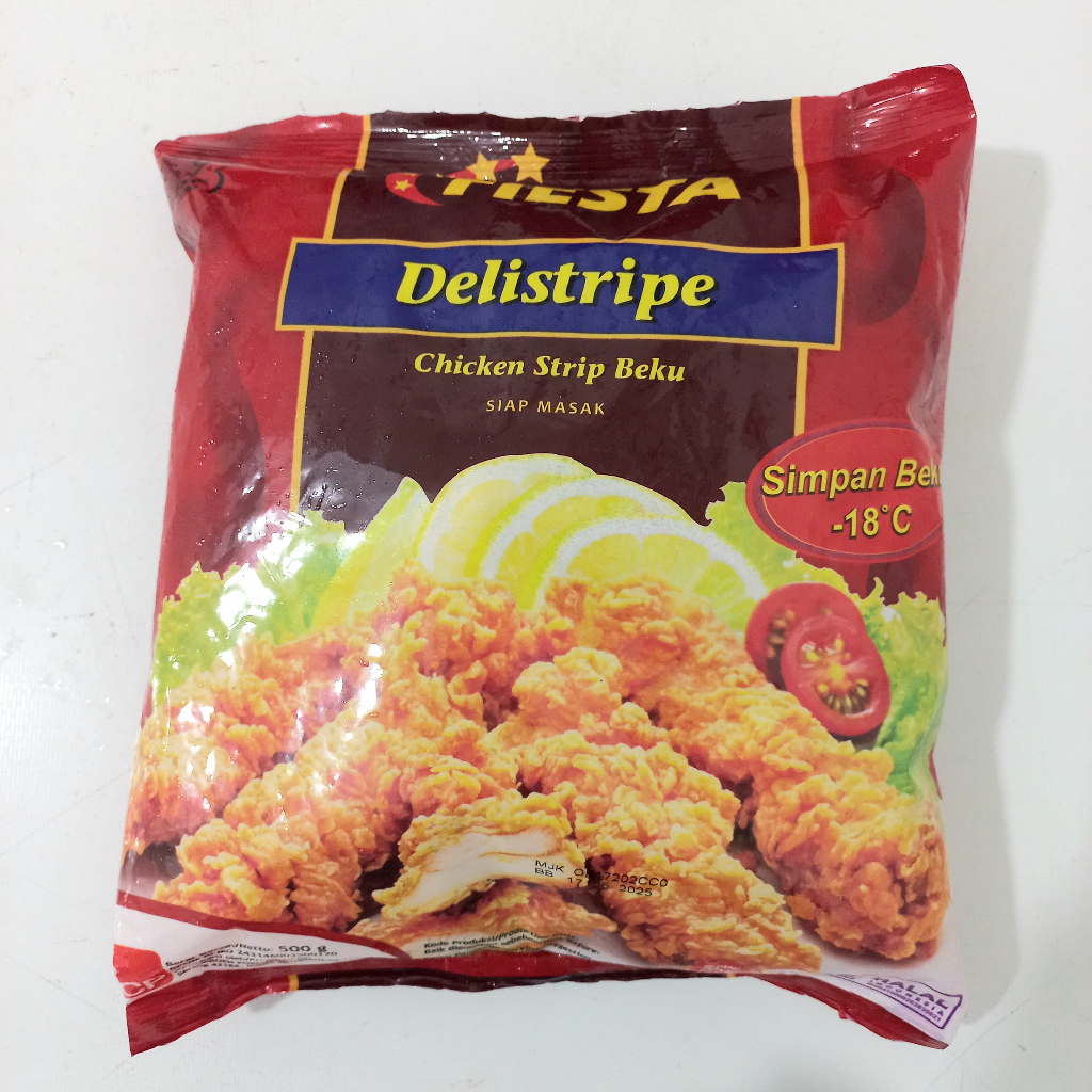 

Fiesta Delistripe 500gr Nugget Ayam Strip Beku