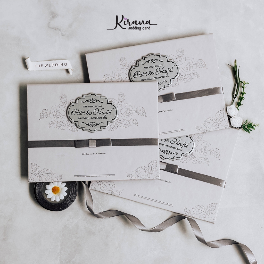 Undangan Hard Cover | Undangan Pernikahan Custom | Undangan Unik | Undangan Kalender