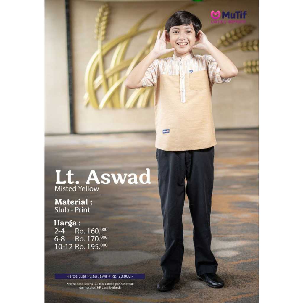 Koko Aszwad Misted Yellow Mutif Pakaian Anak Laki Laki