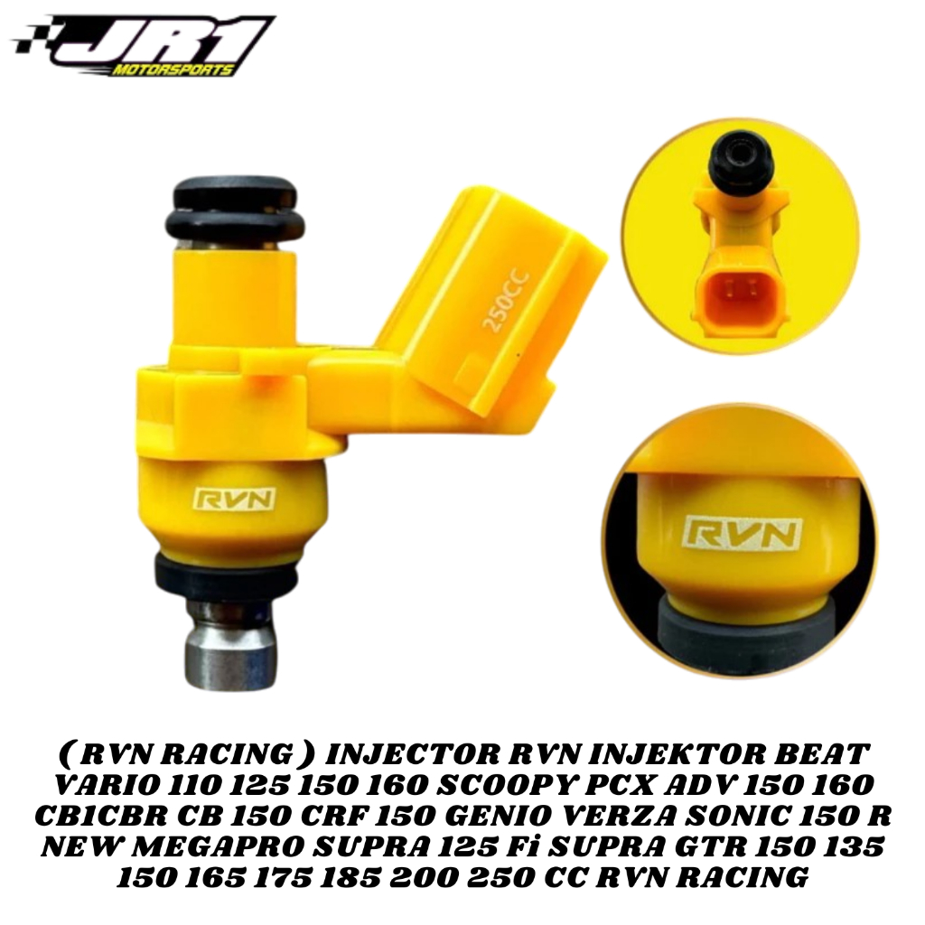 INJEKTOR RVN RACING BEAT FI,VARIO,SCOOPY PCX,VERZA,CB150 ALL HONDA METIC BEBEK SAMA