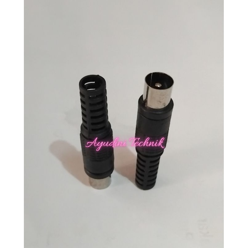 JEK KONEKTOR TV ANTENA / JACK ANTENA TV MALE PLASTIK