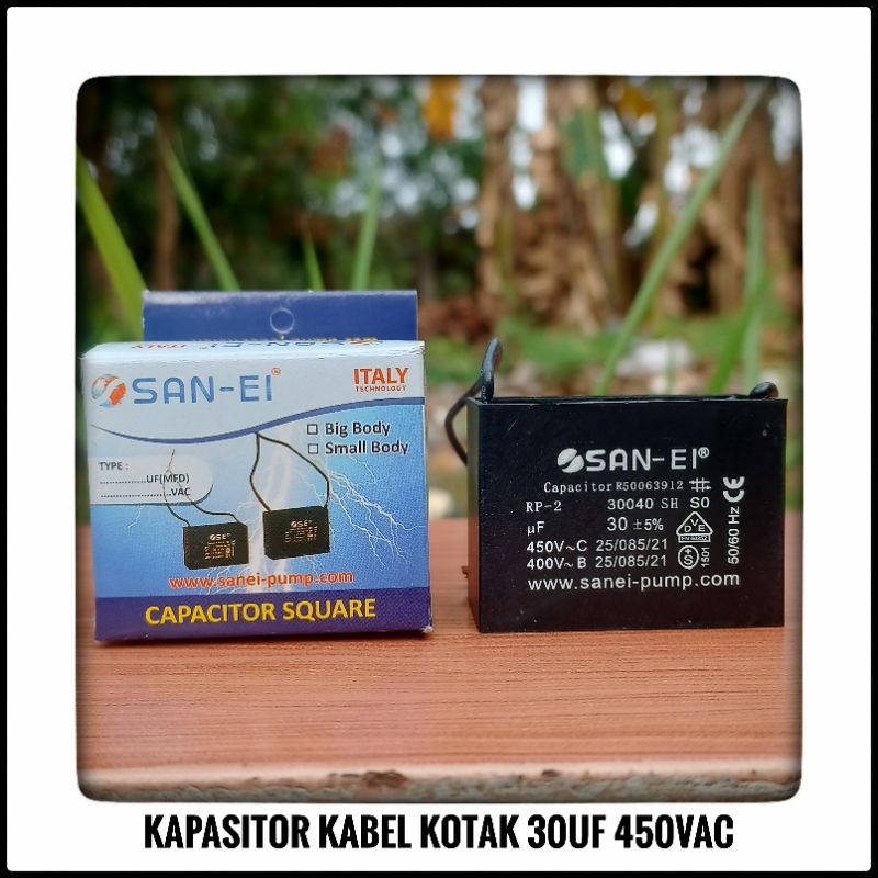 kapasitor kotak kabel 30uf 450V SE