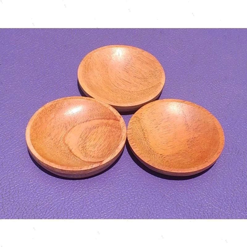 lepek kayu sambel kecil 6cm /lepek sambel kayu mahoni / lepek kayu