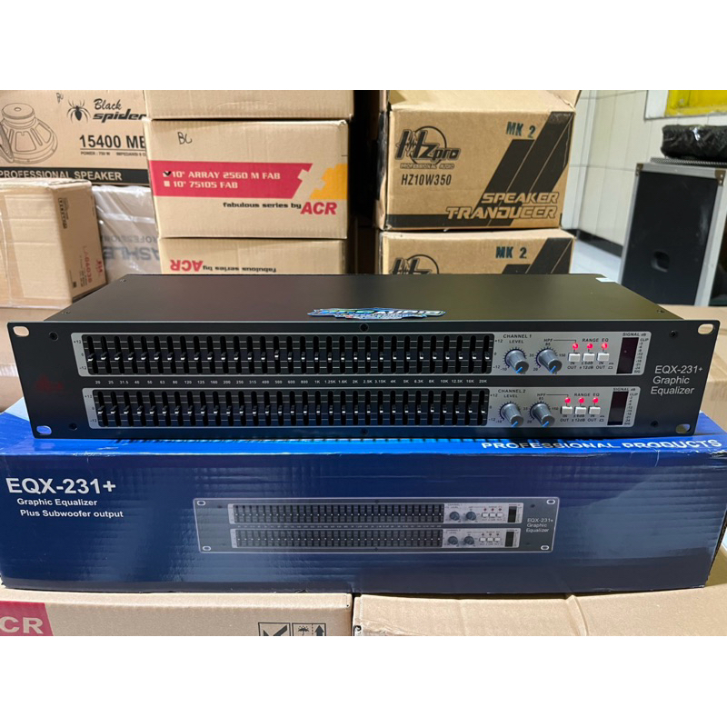 equalizer dbx eqx 231+ plus subwoofer