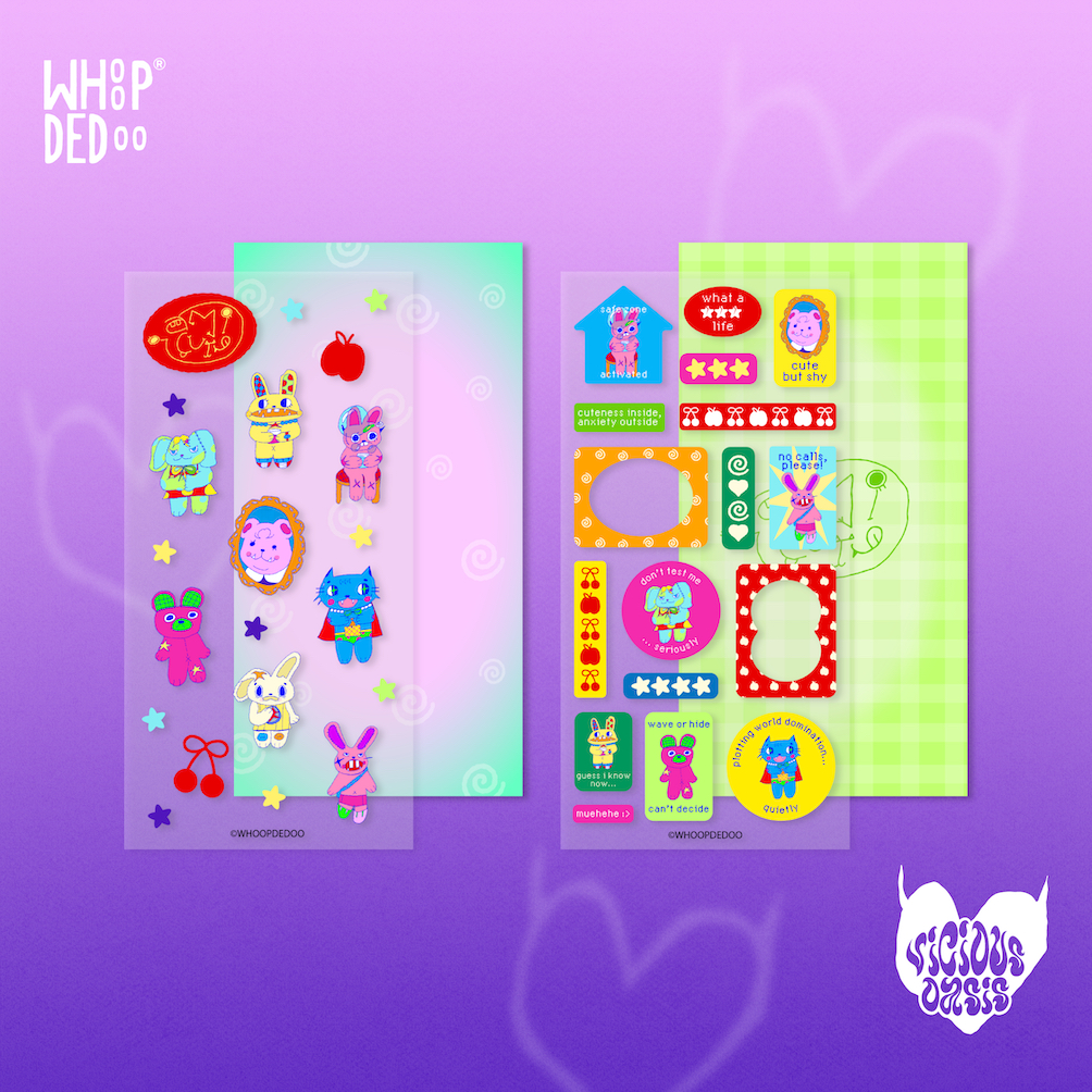 

Transparent Sticker Sheet - Am I Cute by WhoopDeDoo
