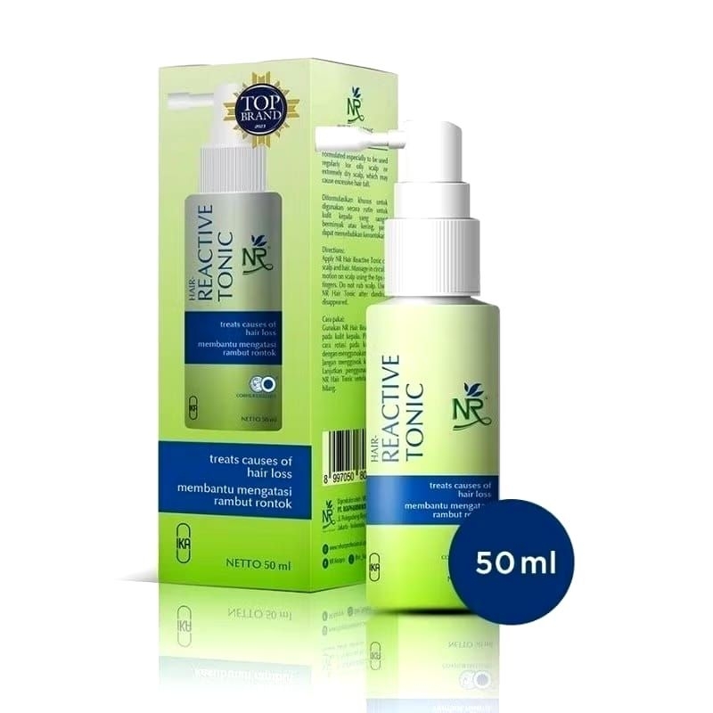 NR Reactive tonic 50 ml/Hair tonic untuk rambut Rontok Parah