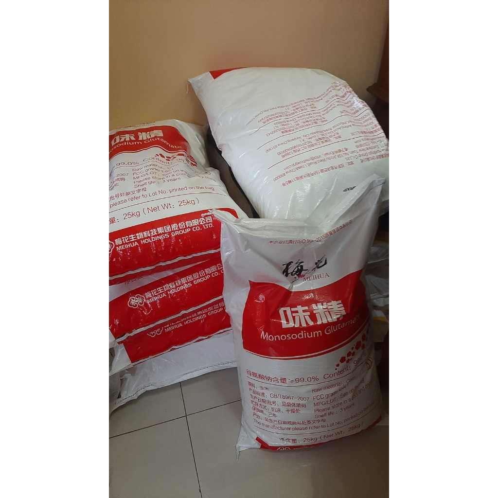 

Bny31 Penyedap / MSG Monosodium glutamat / Micin/Vetsin Meihua 25Kg karungan