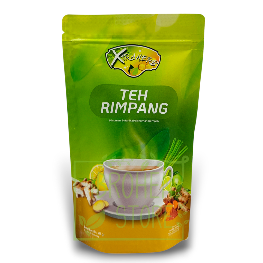 

Teh Rimpang Xtraherbs Baik Untuk Kesehatan Tea Bag Instan Enak isi 20 teabag