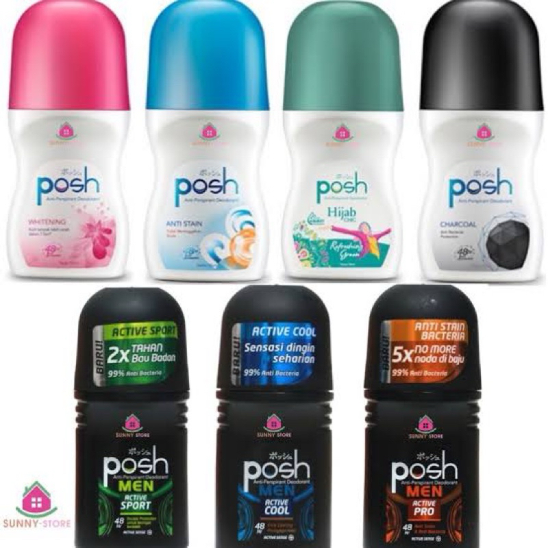 deodorant roll on posh man, posh hijab