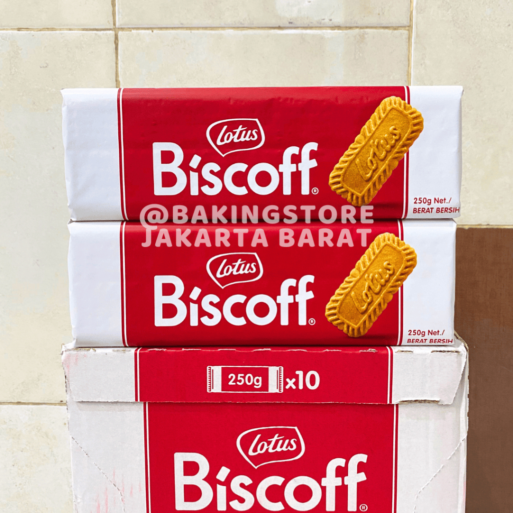 

RB Biscuit Lotus Biscoff 250 gram Biskuit Biskof Penghias Kue