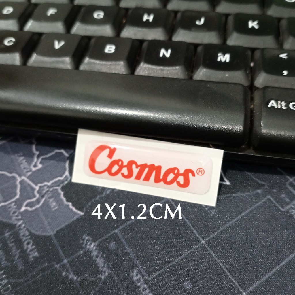 

Sticker Timbul Resin COSMOS Stiker Logo Lycal 3D Kecil Satuan