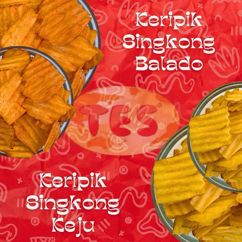 

KERIPIK SINGKONG MEREK TES