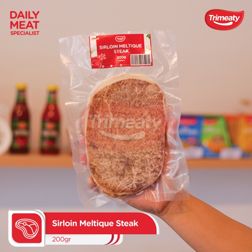 

Sirloin Meltique Steak / Beef Steak Juicy / Steak Empuk 200gr